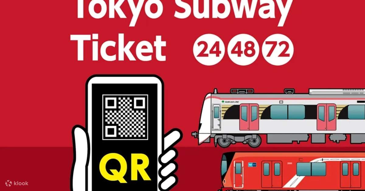 東京サブウェイチケット 72時間券 6枚 Buy Tokyo Subway Ticket Online | 24, 48 or 72 Hours Tokyo Subway
